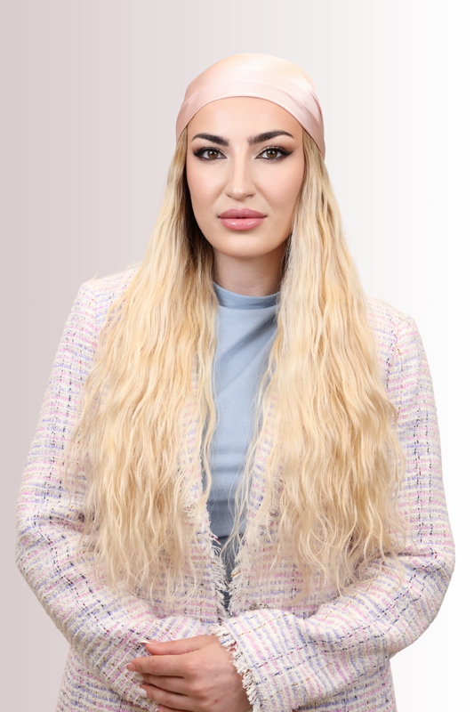 Hatfall Wig - Rooted Cream Blonde