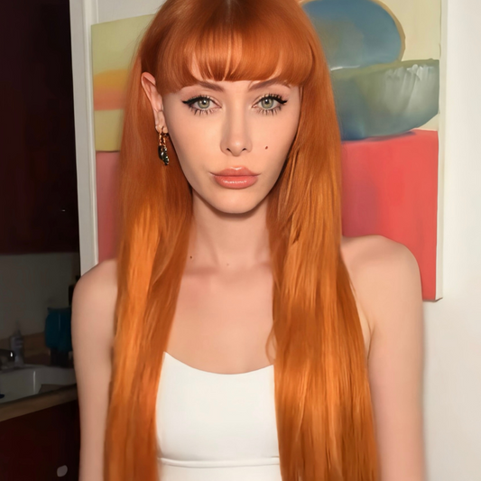 Clip-In Extensions – Natural Copper