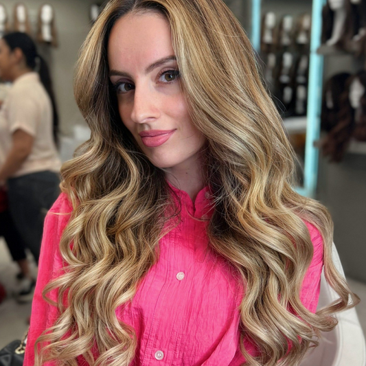 Clip-In Extensions – Sand Blonde Balayage