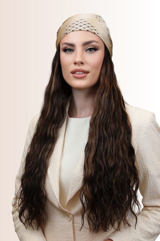 Hatfall Wig - Dark Hazel Highlight