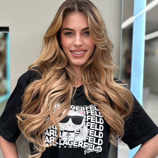 Clip-In Extensions – Rooted Light Strawberry Blonde
