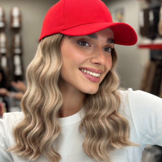 Model is Wearing Lob Hatfall without Face-framing