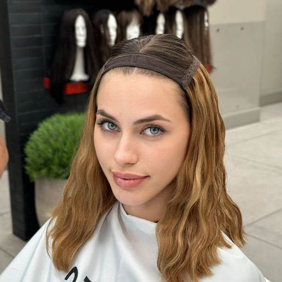 Hatfall | Model is Wearing Long Bob Hatfall without Face-framing