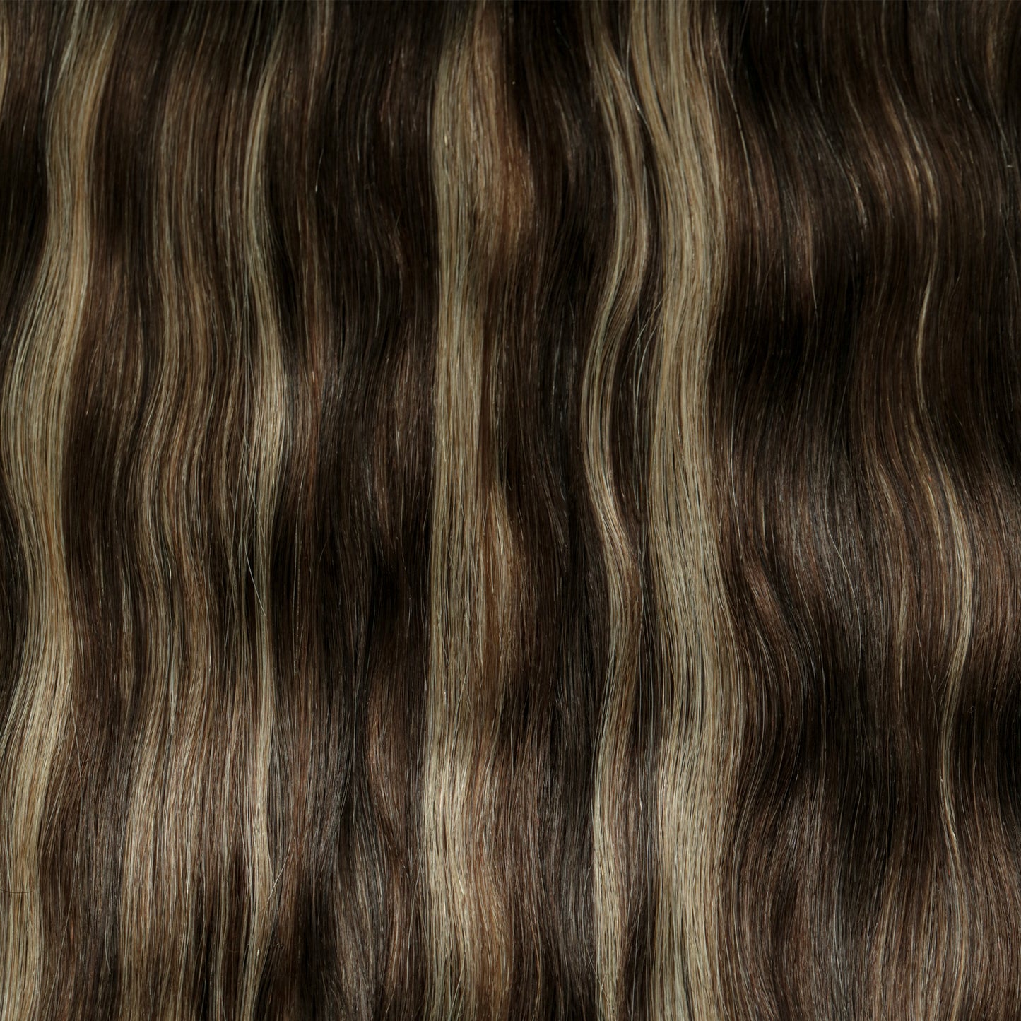 20"  Volume Hair Extensions Caramel Blend Highlight