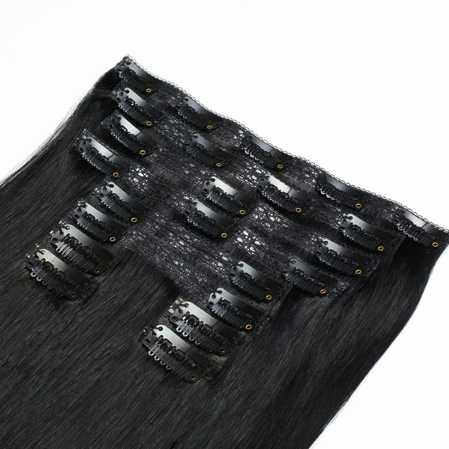 16" Sublime Clip-In Hair Extensions Jet Black