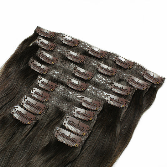 20" Sublime Clip- In Extension Brown Caramel Highlight
