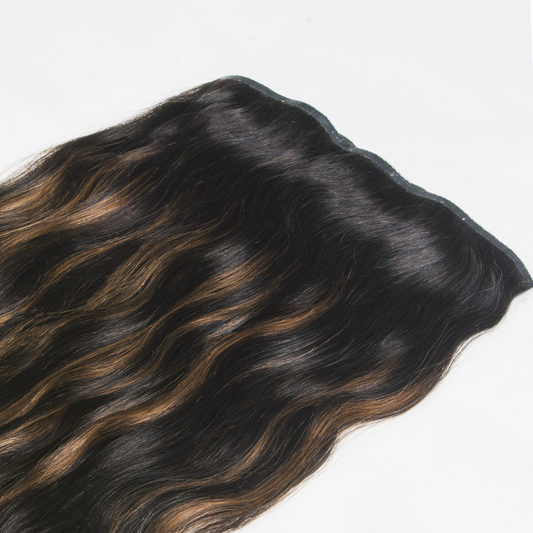 20" Sublime Clip-In Extension Chocolate Brown Highlight