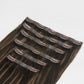 16" Sublime Clip-In Hair Extensions Medium Golden Highlight