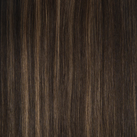 16" Sublime Clip-In Hair Extensions Medium Golden Highlight