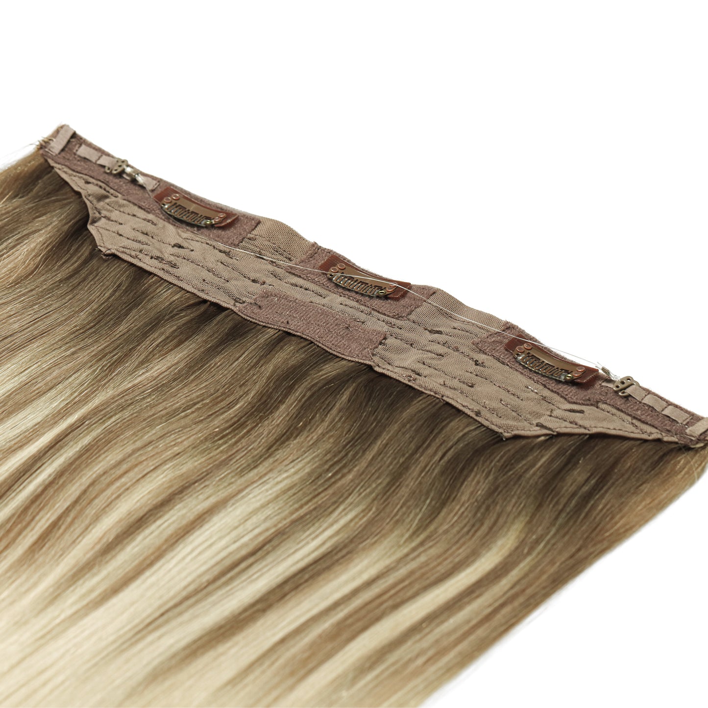 16" Volume Hair Extensions Pearl Blonde Balayage