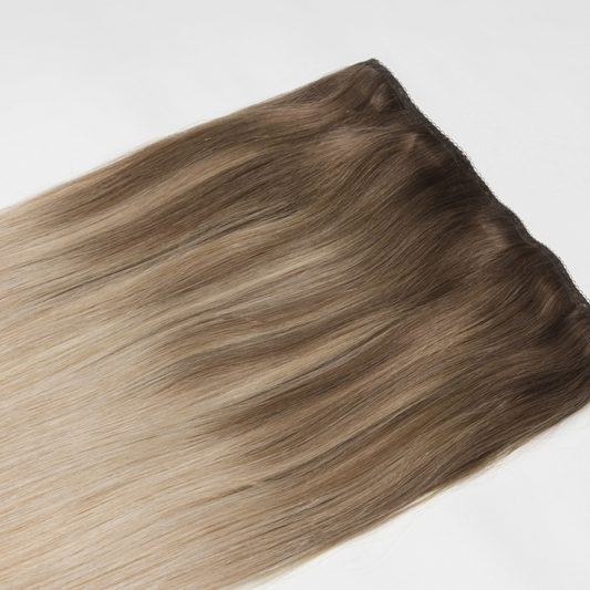 16" Volume Hair Extensions Pearl Blonde Balayage